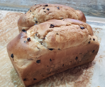 Cramique aux pépites de chocolat
